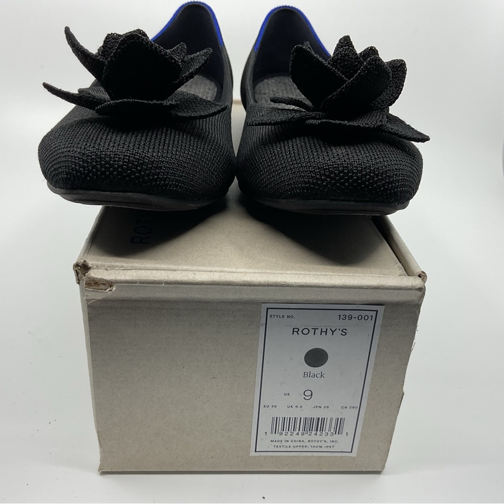 Rothy’s black flats. Gorgeous. - Picture 9 of 10